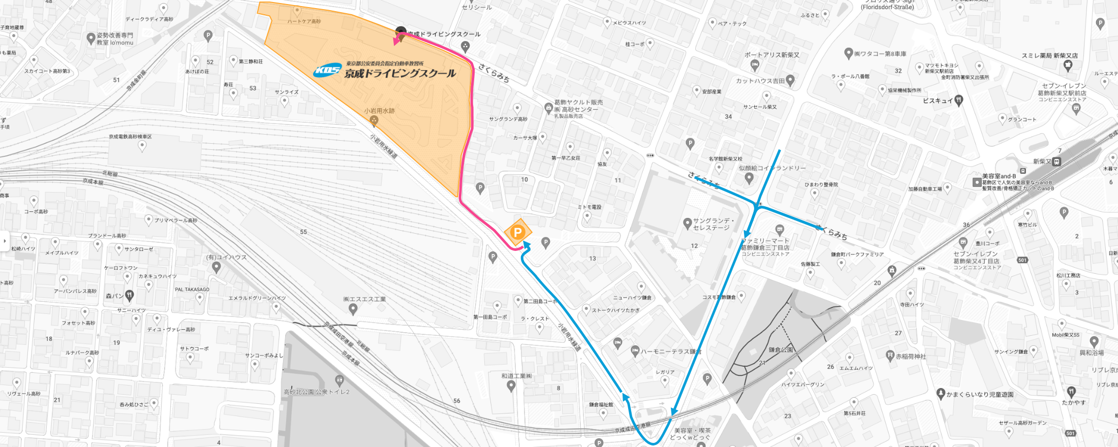 アクセスマップ